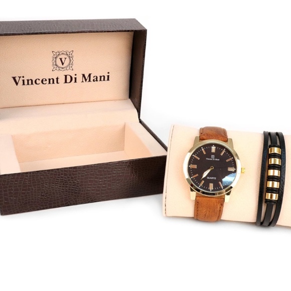 Men's Watch & Bracelet Gift Set - - Picture 3 of 3